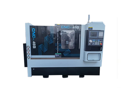 广东CNC-46B整体斜床身线轨刀塔尾座机